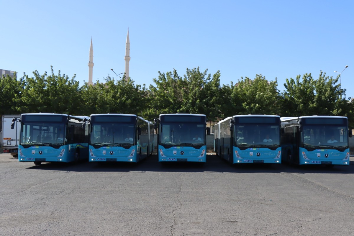 Toplu Taşımada Kullanılacak Yeni Otobüsler Kente Gelmeye Başladı