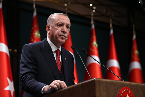 Cumhurbaşkanı Erdoğan, KKTC'de yeni Ercan Havalimanı'nın açılışında konuştu