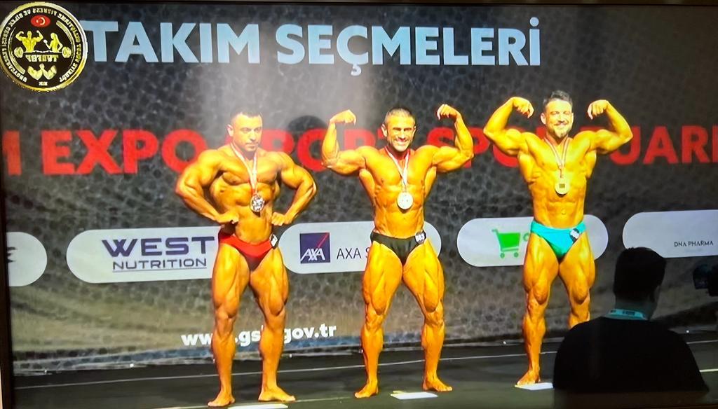Urfalı Sporcu Vücut Geliştirme Türkiye Şampiyonu Oldu.