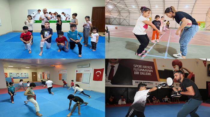 Karaköprü Belediyesi Kurslarında Geleceğin Sporcuları Yetişiyor